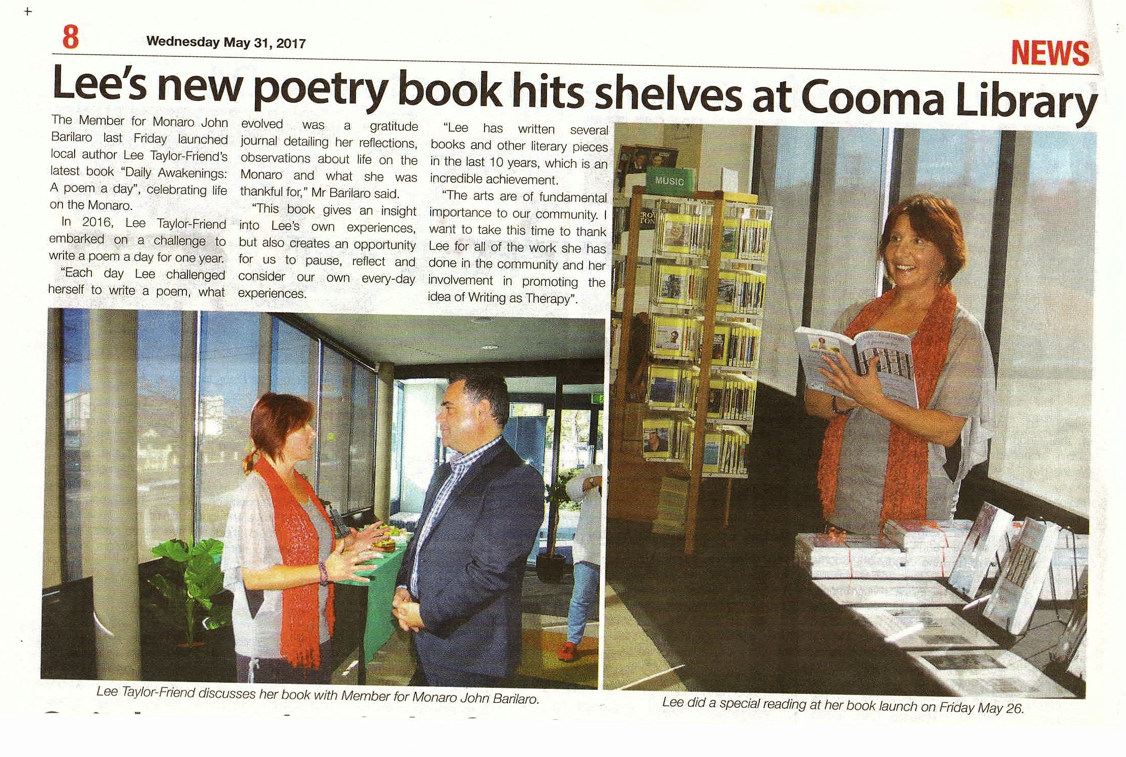 BOOK LAUNCH ARTICLE